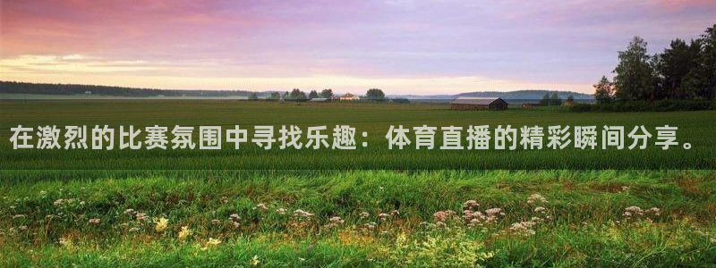 在激烈的比赛氛围中寻找乐趣：体育直播的精彩瞬间分享。